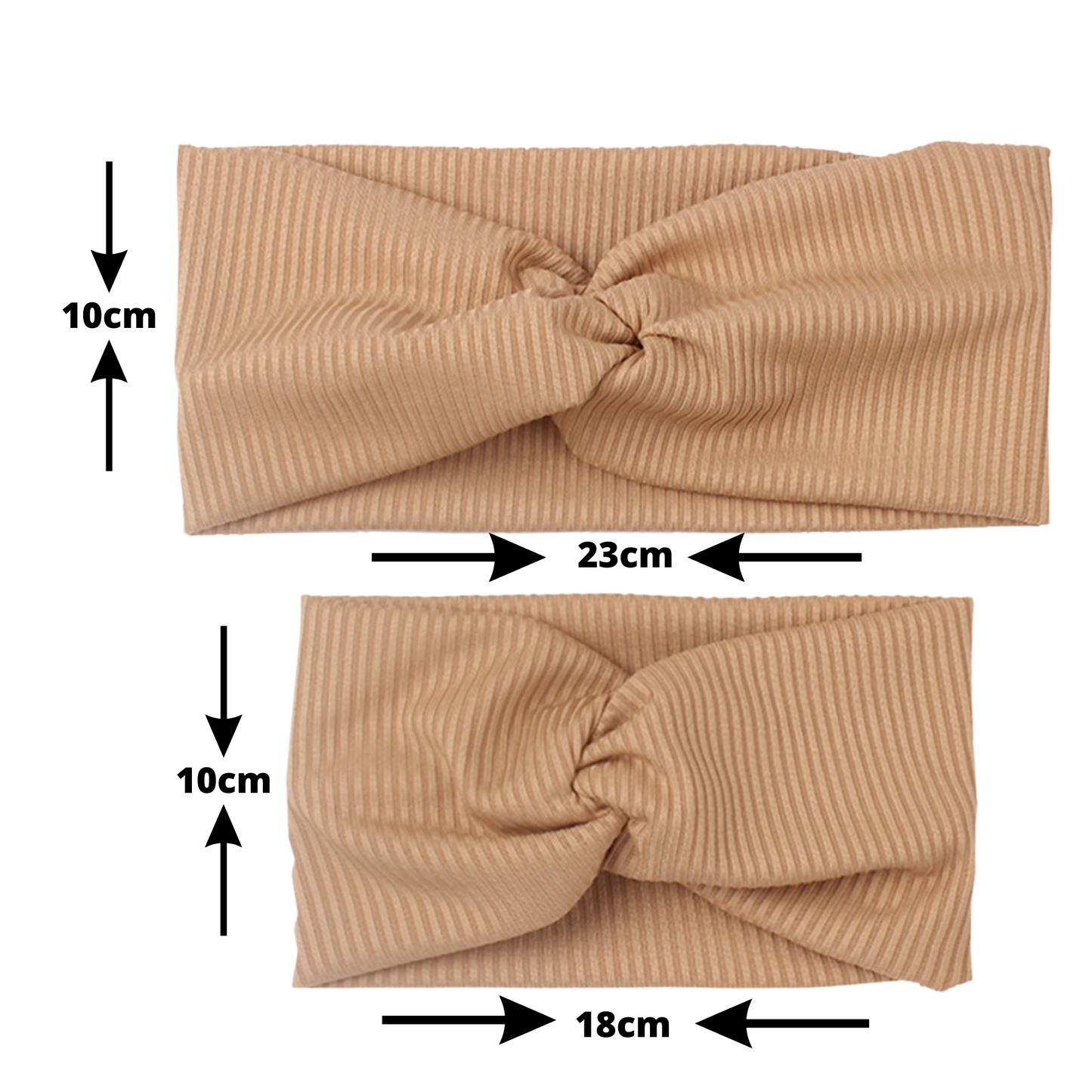 Matching Headbands - Tan