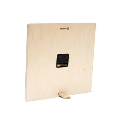 12x12 Customized Clock Wood Print