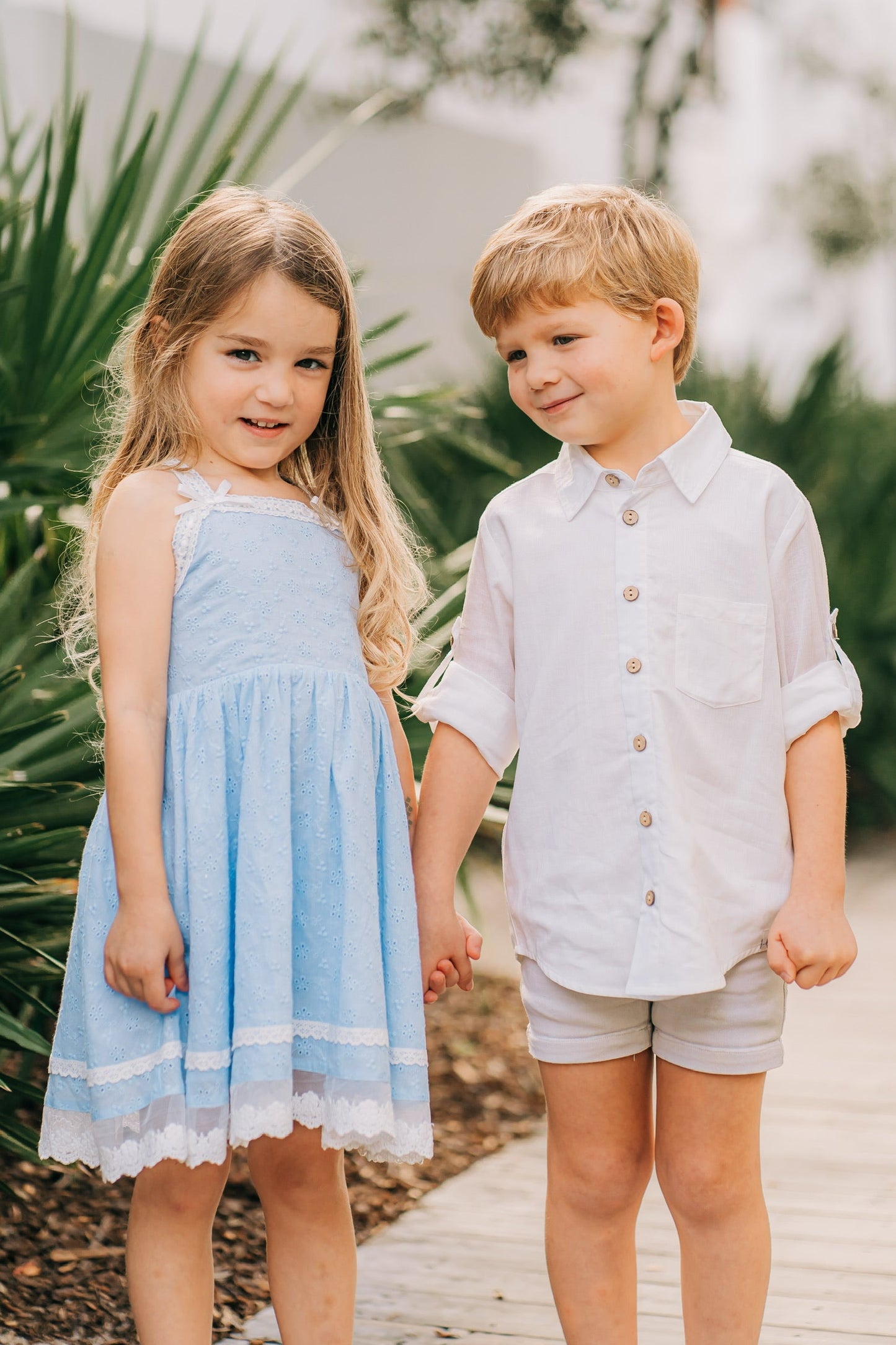 White Bamboo Linen Button-up Shirt