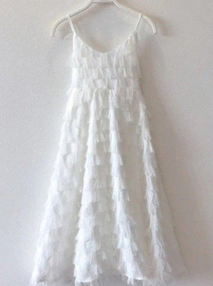 Mommy and Me Matching Angels White Maxi Dress