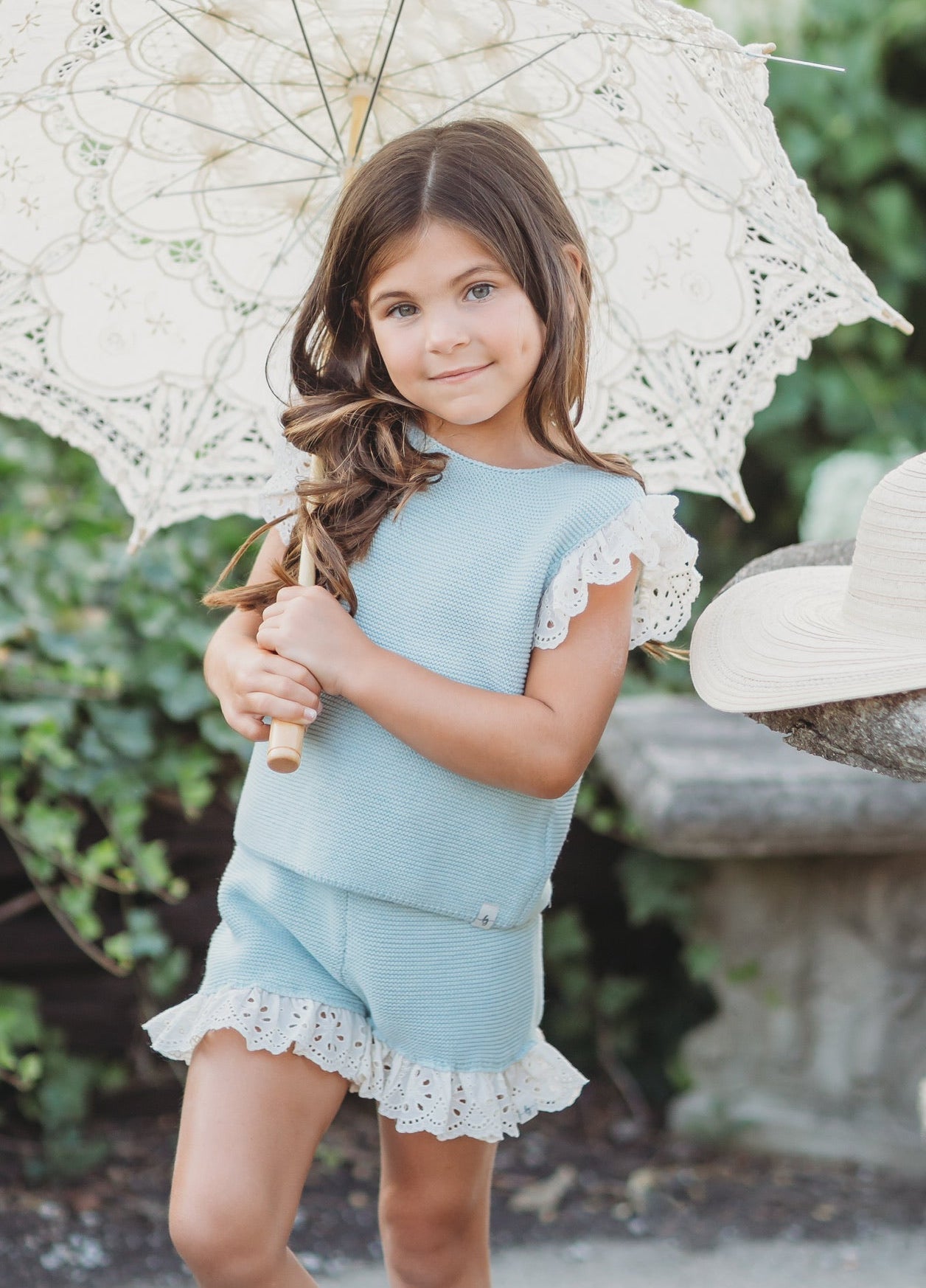 Saltwater Soft Knit Shorts Set