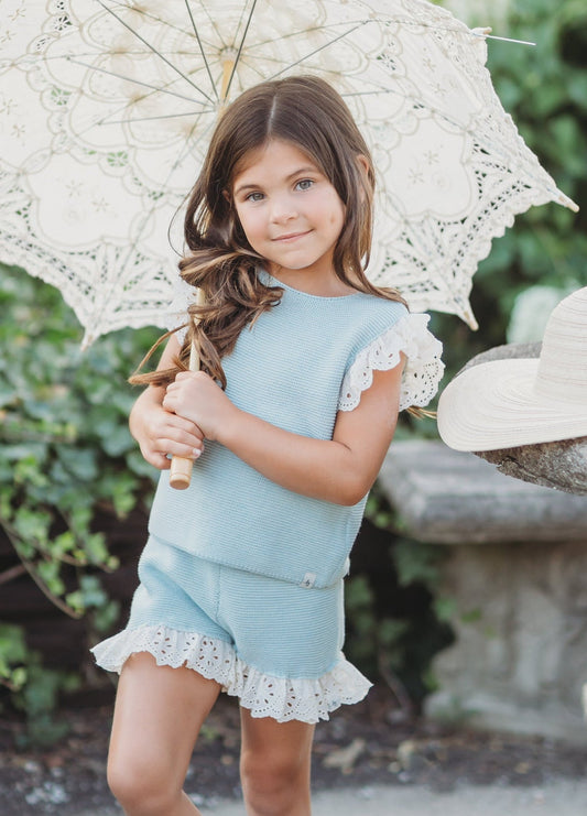 Saltwater Soft Knit Shorts Set