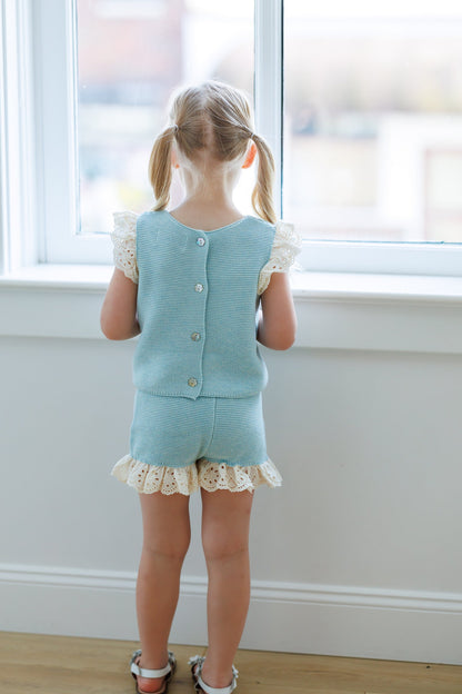 Saltwater Soft Knit Shorts Set