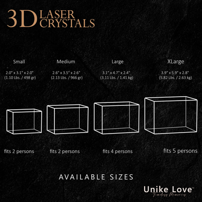 Perfect Pets Lovers Gift | 3D Photo Crystal Brick | Luxury Detail | Personalized Laser Engraving.