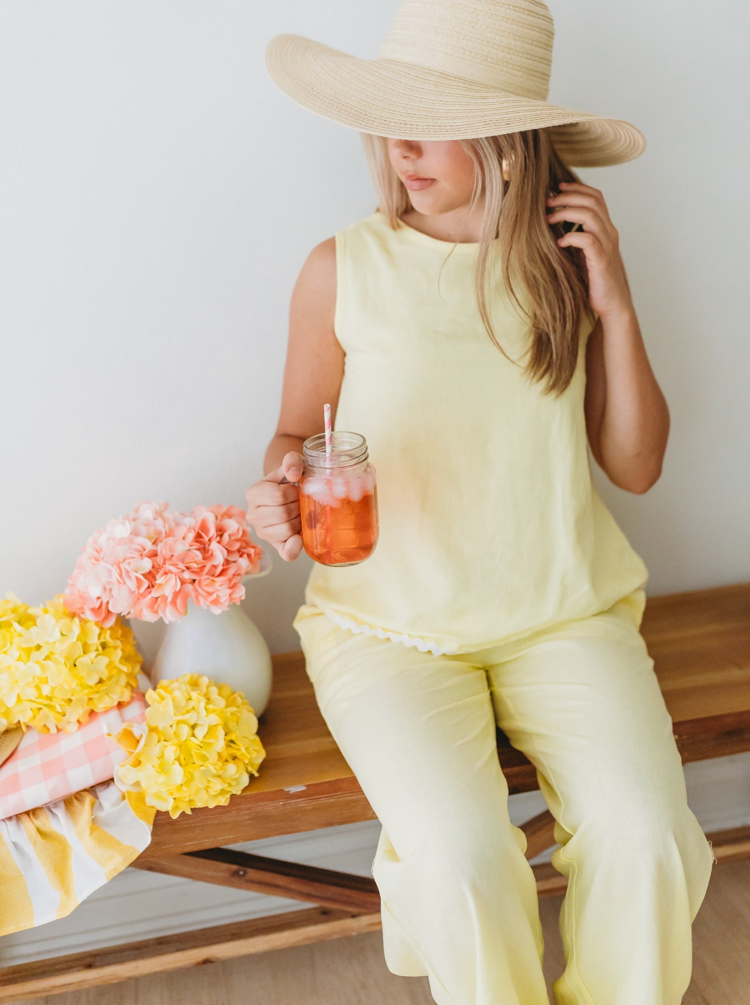 Lemon Drop Women's Pant Set