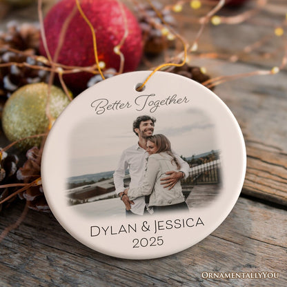 Better Together Photo Upload Keepsake Christmas Ornament