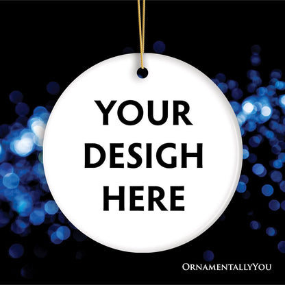 Personalized Custom Photo Ornament, All Shapes Available