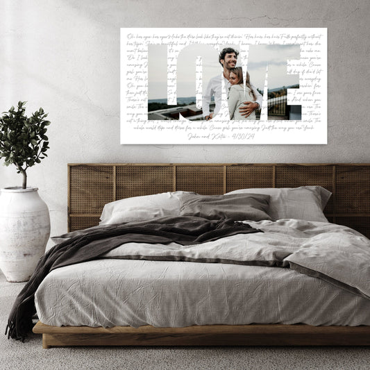Custom Letter Photo Collage Gift