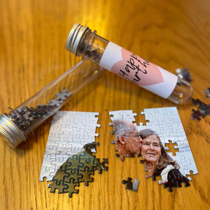 Custom Jigsaw Puzzle Personalized Gift with Box 99/500/1000 Pieces Product, 99 pieces Puzzle with Tube