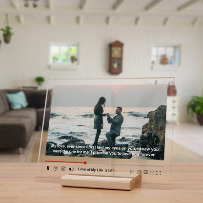 Movie Player Acrylic Plaque