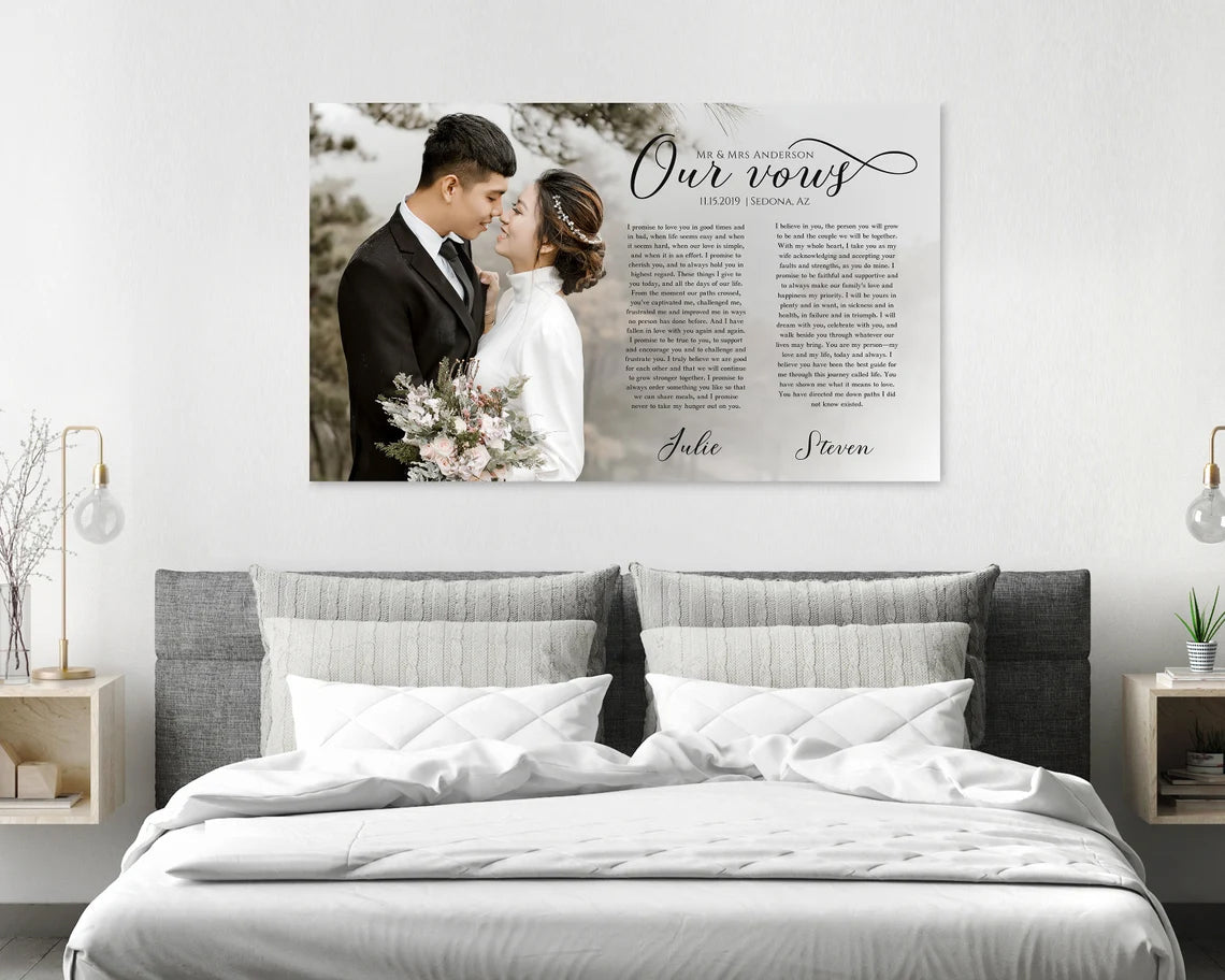 Our Vows Anniversary Gift For Her Or Him