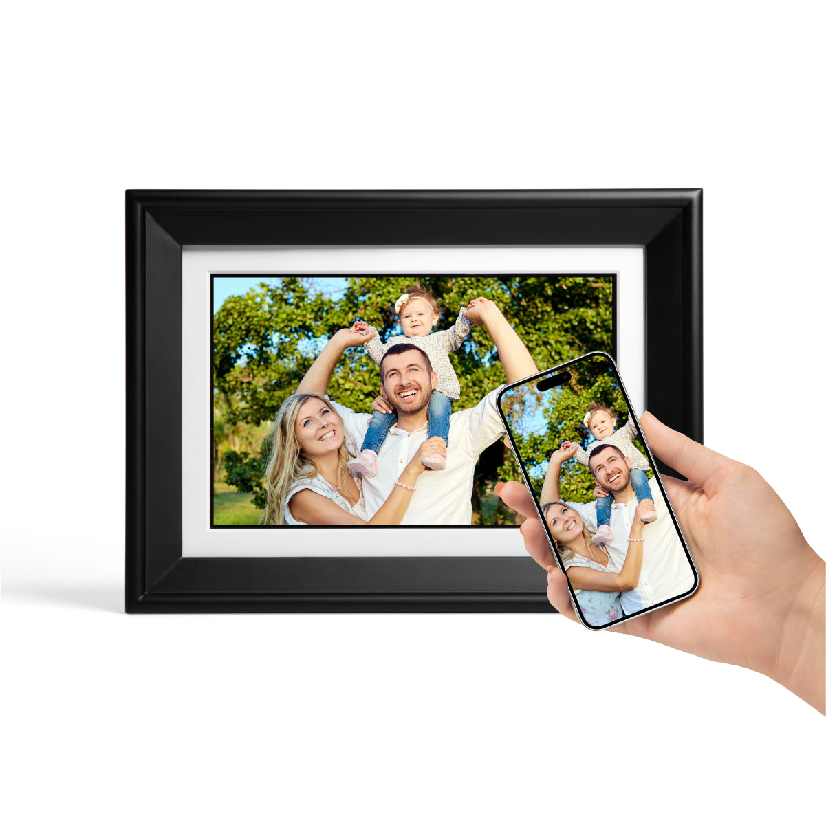 PhotoSpring Classic 10in Digital Frame (Black)