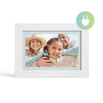 PhotoSpring Classic Digital Frame (White)