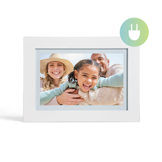 PhotoSpring Classic Digital Frame (White)