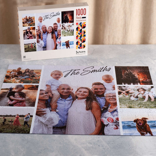 Custom Jigsaw Puzzle Personalized Gift with Box 99/500/1000 Pieces Product, 1000 pieces Puzzle with Box