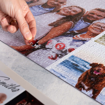Custom Jigsaw Puzzle Personalized Gift with Box 99/500/1000 Pieces, Custom Photo Puzzle, Portrait Puzzle