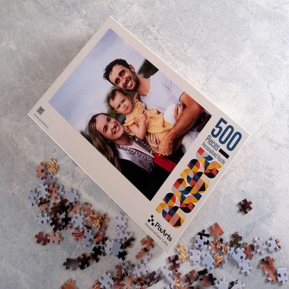 Custom Jigsaw Puzzle Personalized Gift with Box 99/500/1000 Pieces, Custom Photo Puzzle, Portrait Puzzle