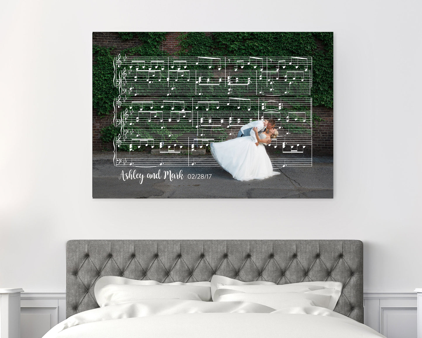 Sheet Music Art - With Photo