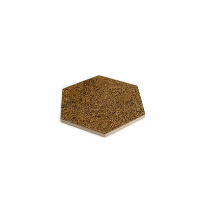 Hexagon Coaster Set Wood Print