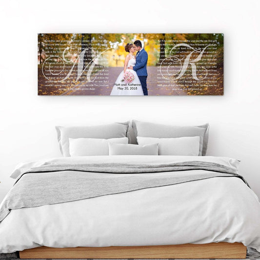 His And Hers Panoramic Canvas