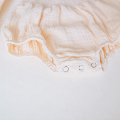 Muslin Puffed Sleeve Mommy & Me Dress - Infant